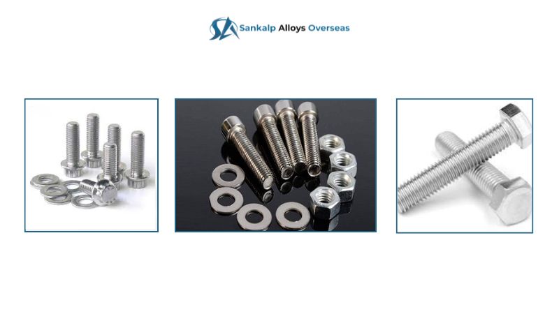 High-quality Nickel 200 Fasteners manufactured by Sankalp Alloys in Mumbai, Maharashtra