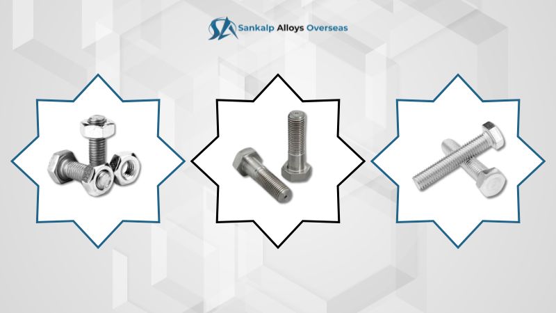 High-quality Nickel 201 Fasteners manufactured by Sankalp Alloys in Mumbai, Maharashtra